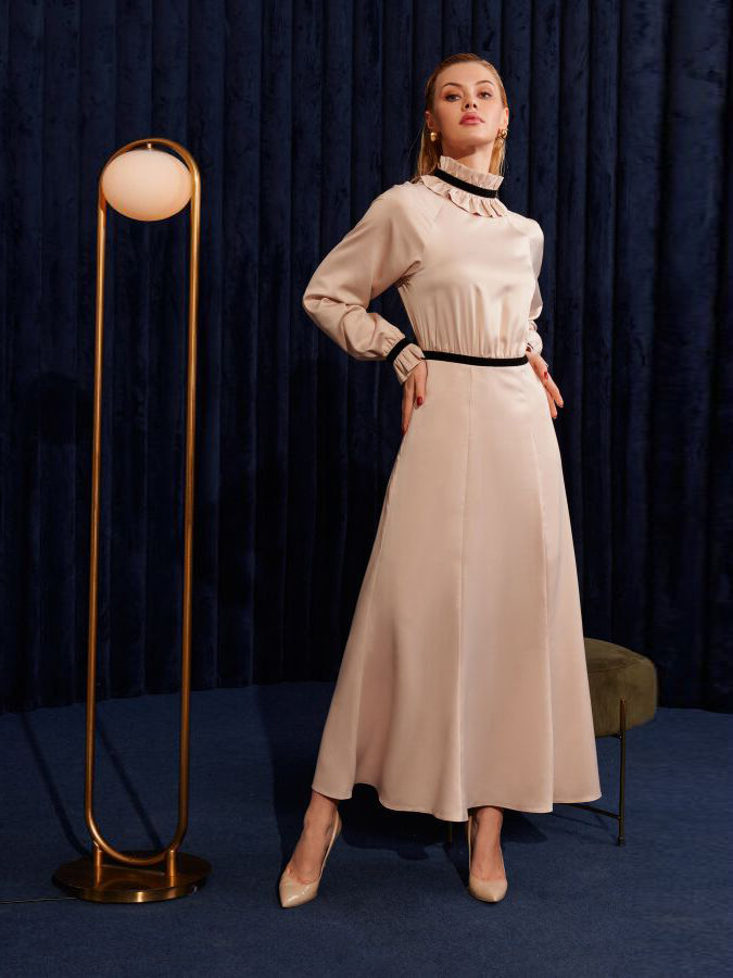 

Платье Gepur 37506  Бежевое, Платье Gepur 37506 XS Бежевое