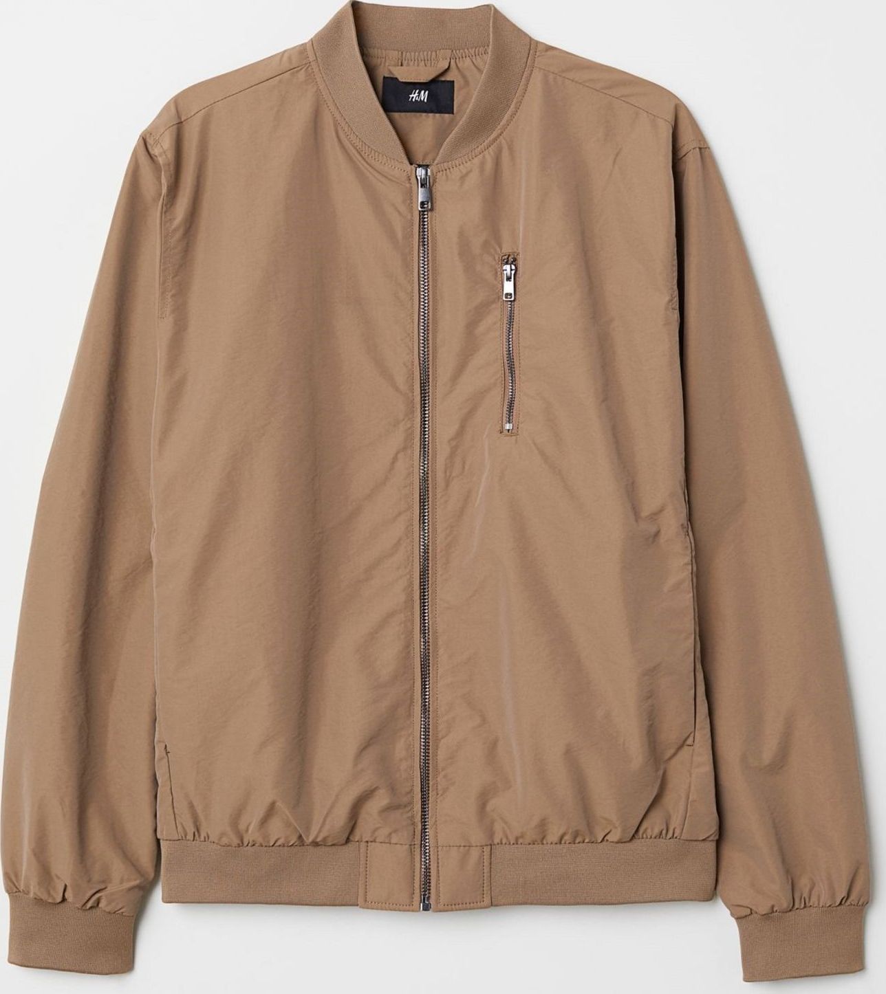 

Бомбер H&M 6026738RP21 XL Темно-бежевый