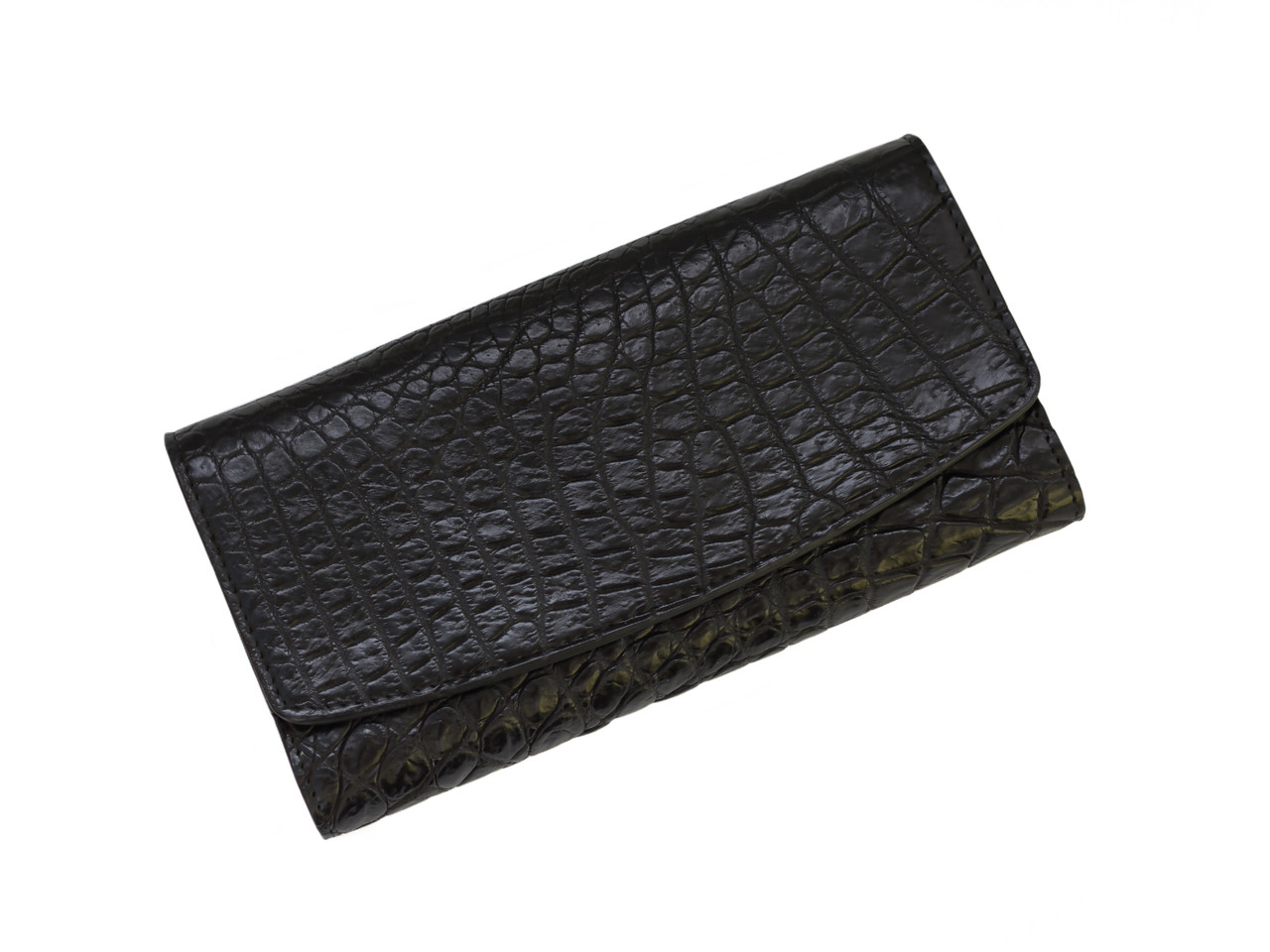 

Кошелек из кожи крокодила Ekzotic Leather Черный () xtclthrcw 95_2
