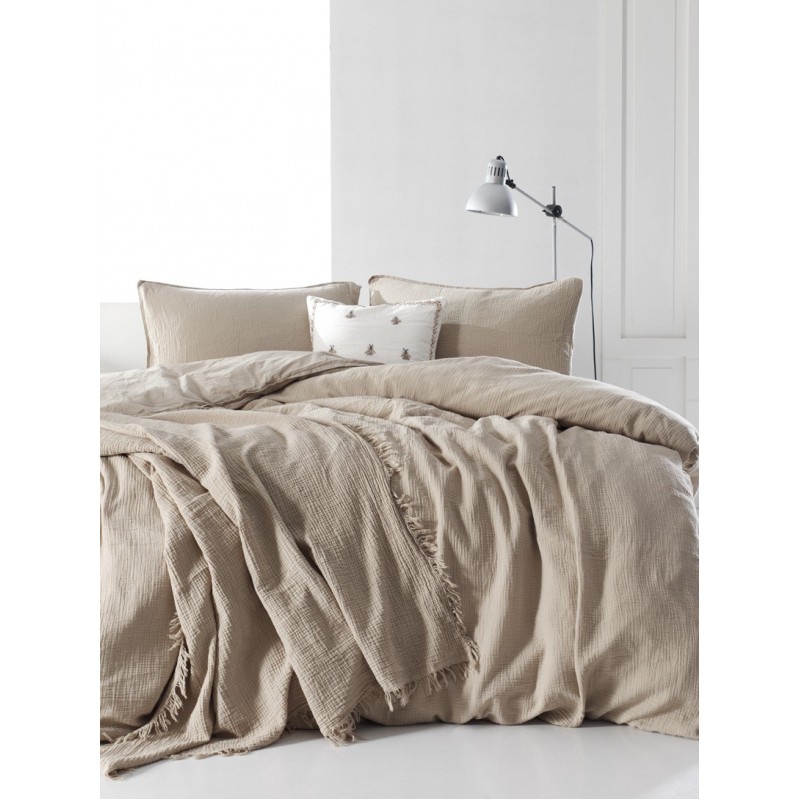 

Комплект постельного белья SoundSleep Muslin cream евро