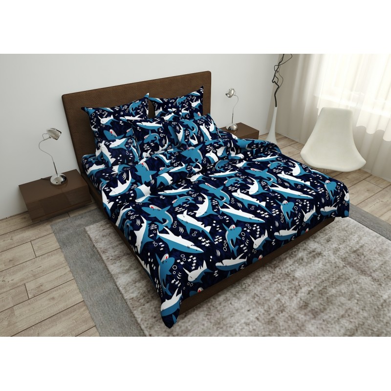 

Комплект постельного белья Shark SoundSleep бязь полуторный