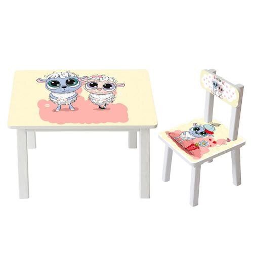

Столик Bambi Овечки BSM2K-02 White / Pink (BSM2K)