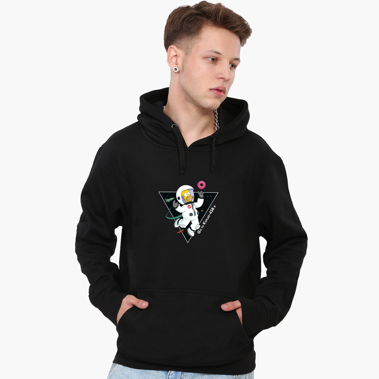 

Худи мужской Гомер Симпсоны (Homer Simpsons) (9225-2044) Черный XL