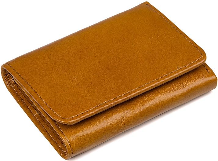 

Кошелек Vintage кожаный рыжий Vntg14597