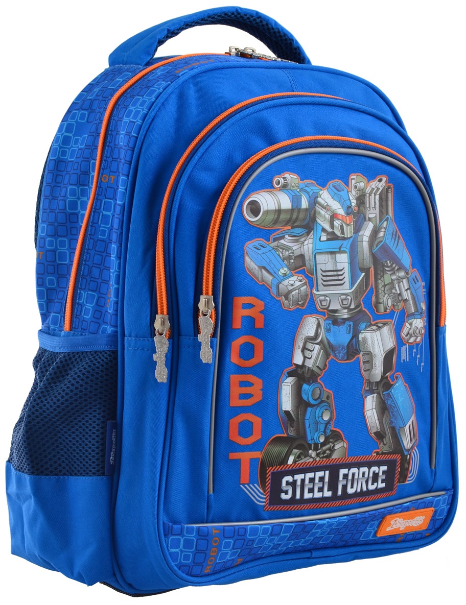

Рюкзак школьный 1 Вересня S-22 Steel Force для мальчиков 0.68 кг 29х37х12 см 12 л (556345)