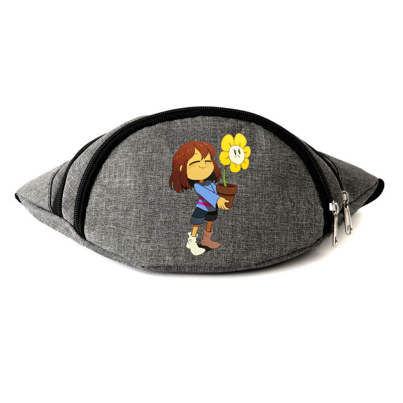 

Сумка Бананка Андертейл Undertale на пояс Cappuccino 001 grey серый
