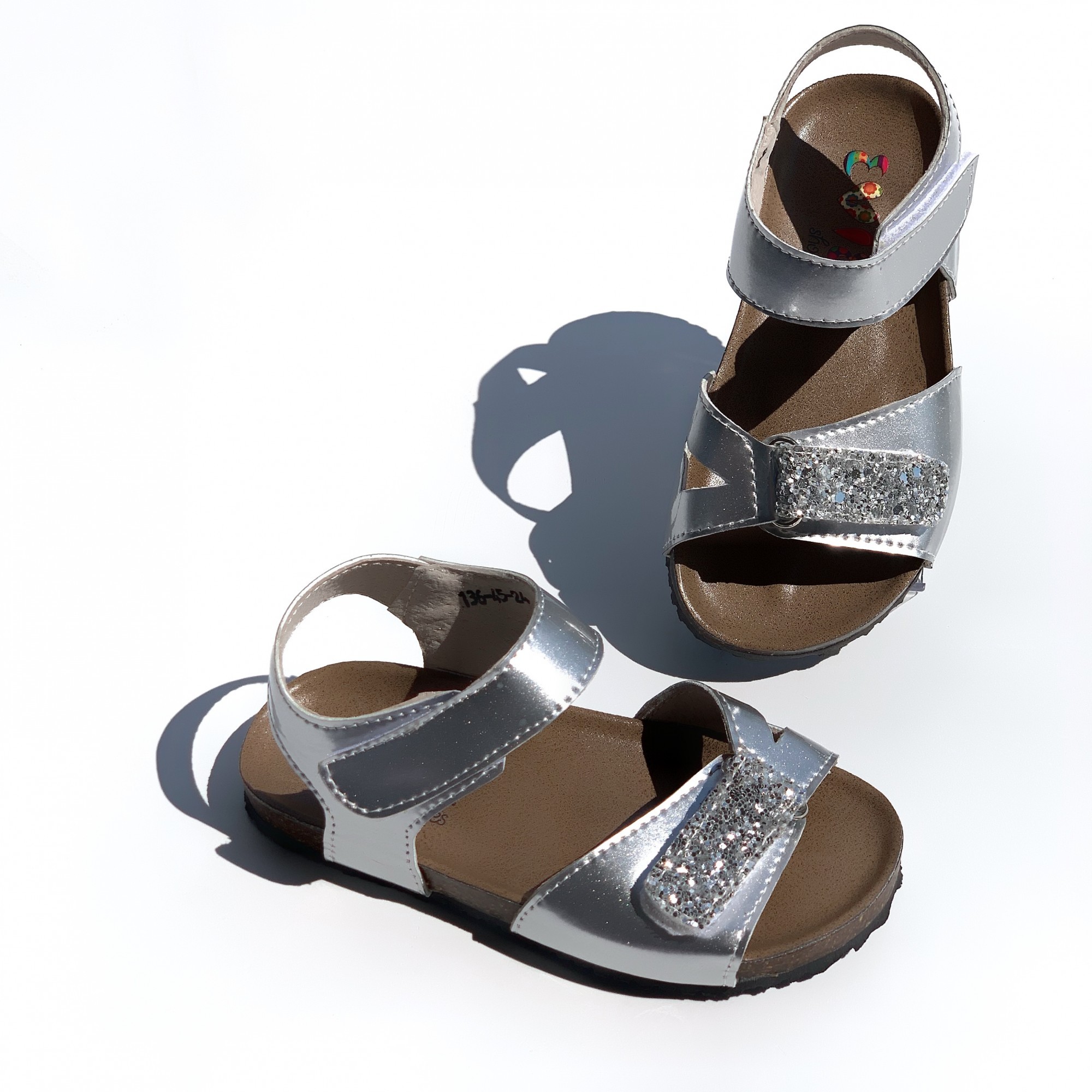 

Босоножки EVIE shoes Mini Bird 23 Серебристые (023-1L 23)