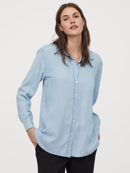 

Рубашка H&M 0832018-1 38 Голубая