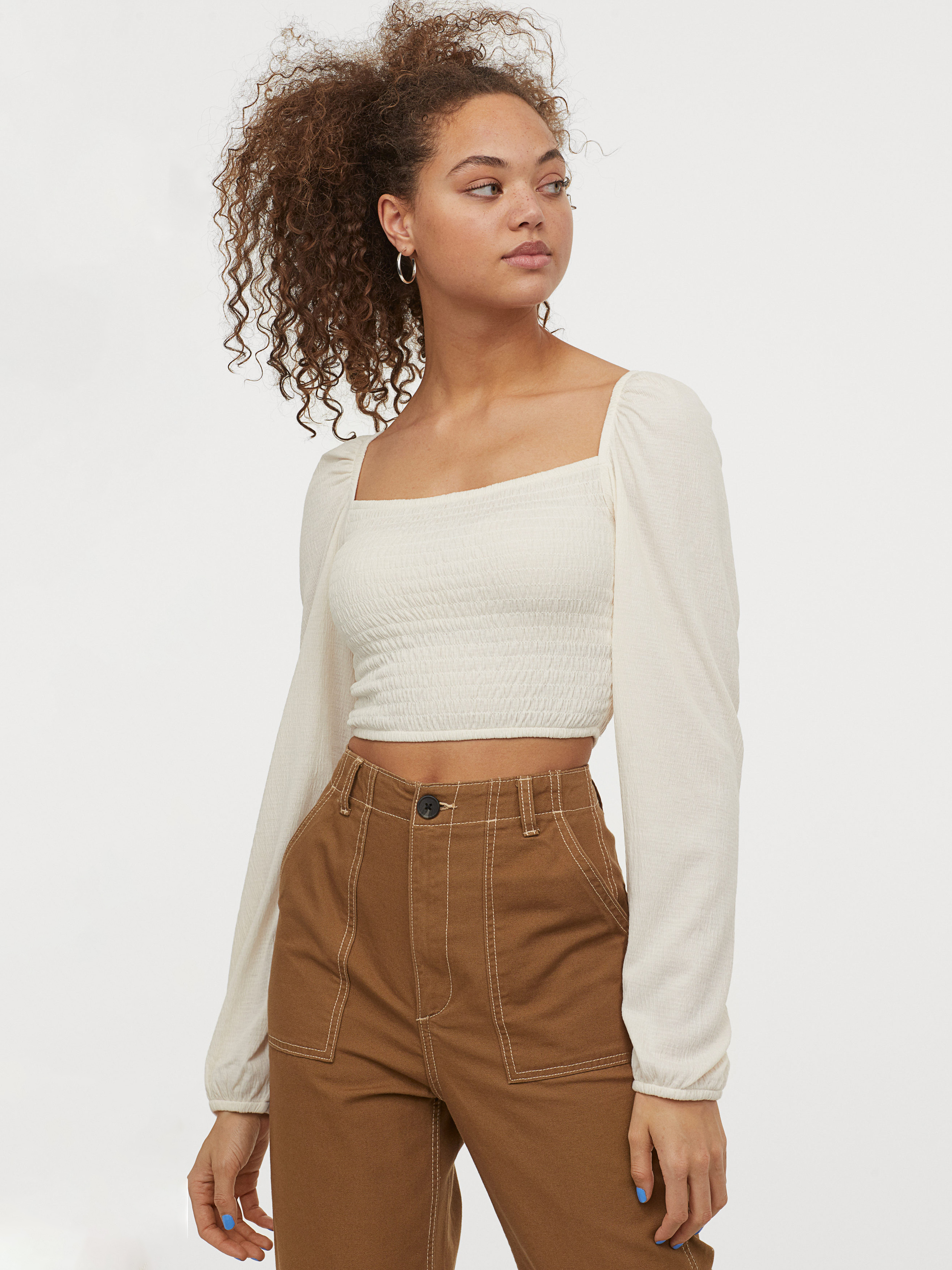 

Топ H&M Divided 0845301-1 M Молочный