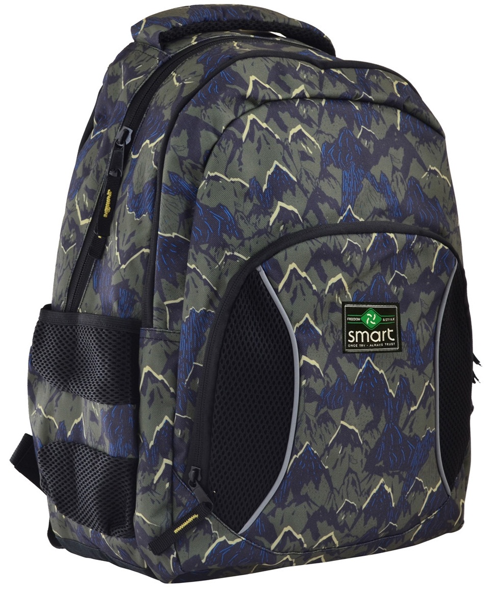 

Рюкзак школьный Smart SG-25 Mountains 0.78 кг 30х43х13 см 16.5 л (557117)
