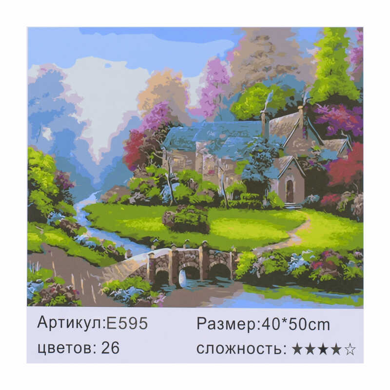 

Картина по номерам Картина по номерам в коробке 40х50см E595