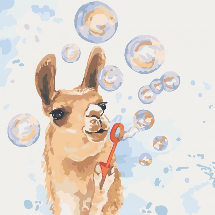 

Картина по номерам Тварини, птахи Занурся в дитинство 40х40см. Идейка КНО4064