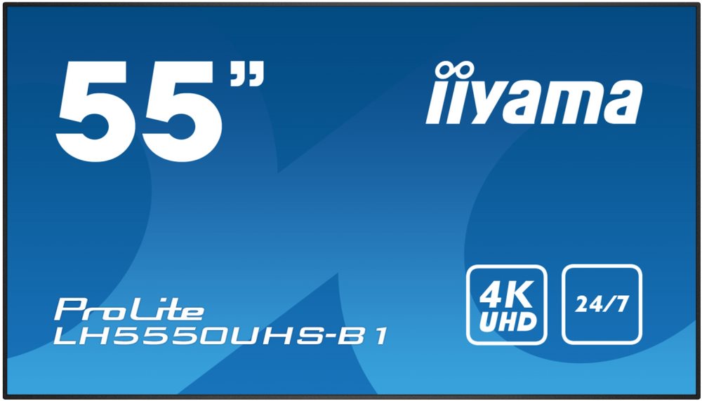 

Монитор Iiyama Wielkoformatowy Prolite Lh5550Uhs-B1 55" 24/7 4K