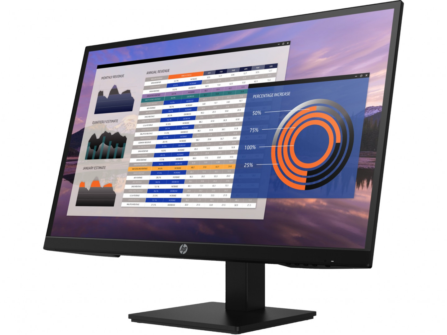 

Монитор HP 27" P27h G4 czarny (7VH95AA)