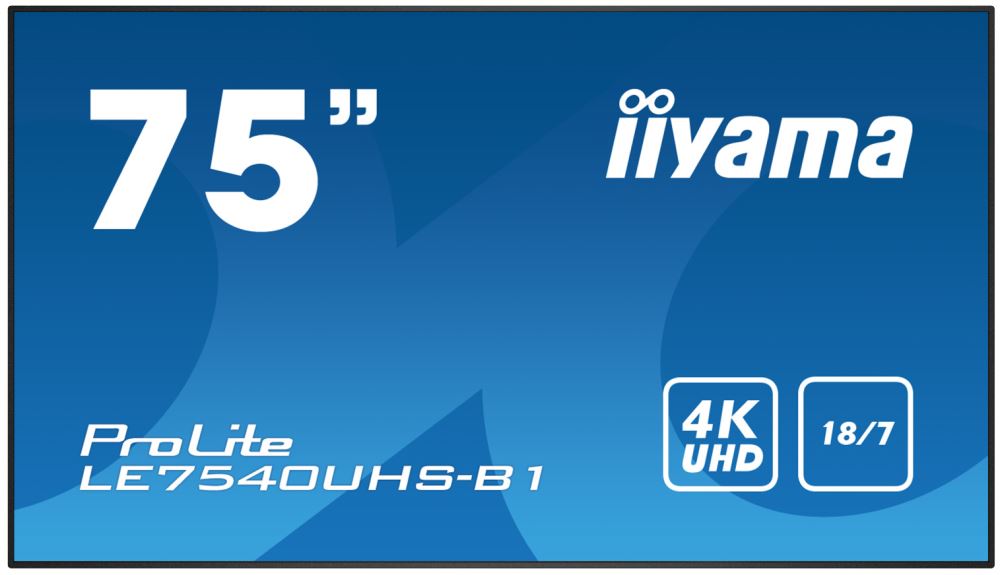 

Монитор Iiyama 75" LE7540UHS-B1