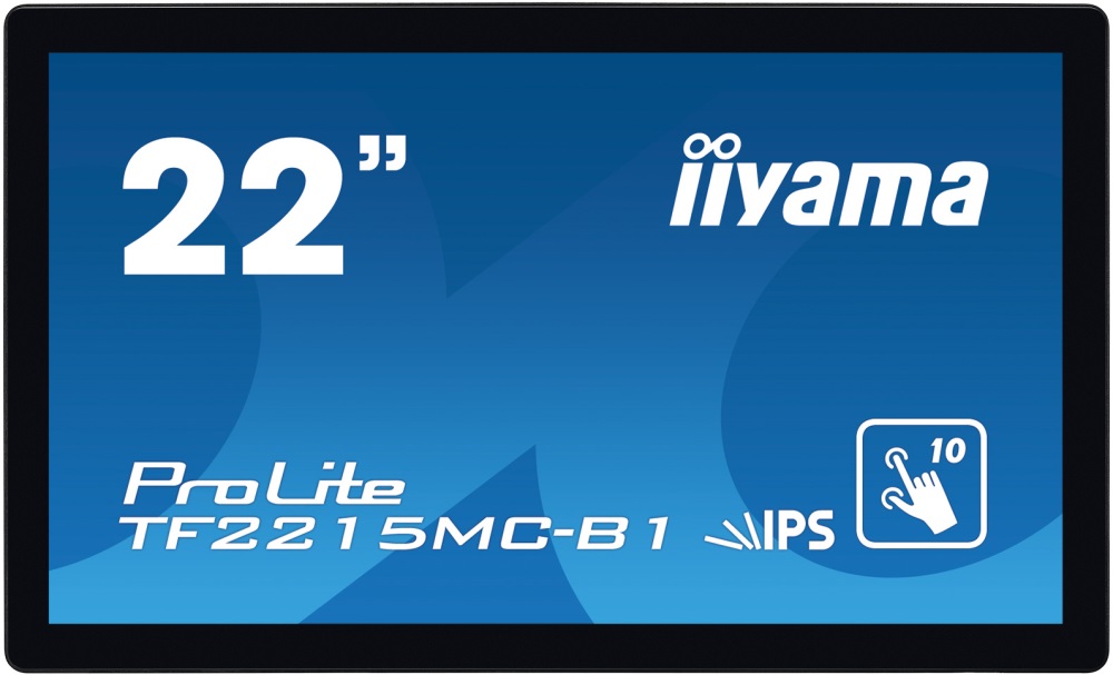 

Монитор Iiyama 22" Bezel Free 10P Touch Screen, 1920 x 1080 (TF2215MCB1)