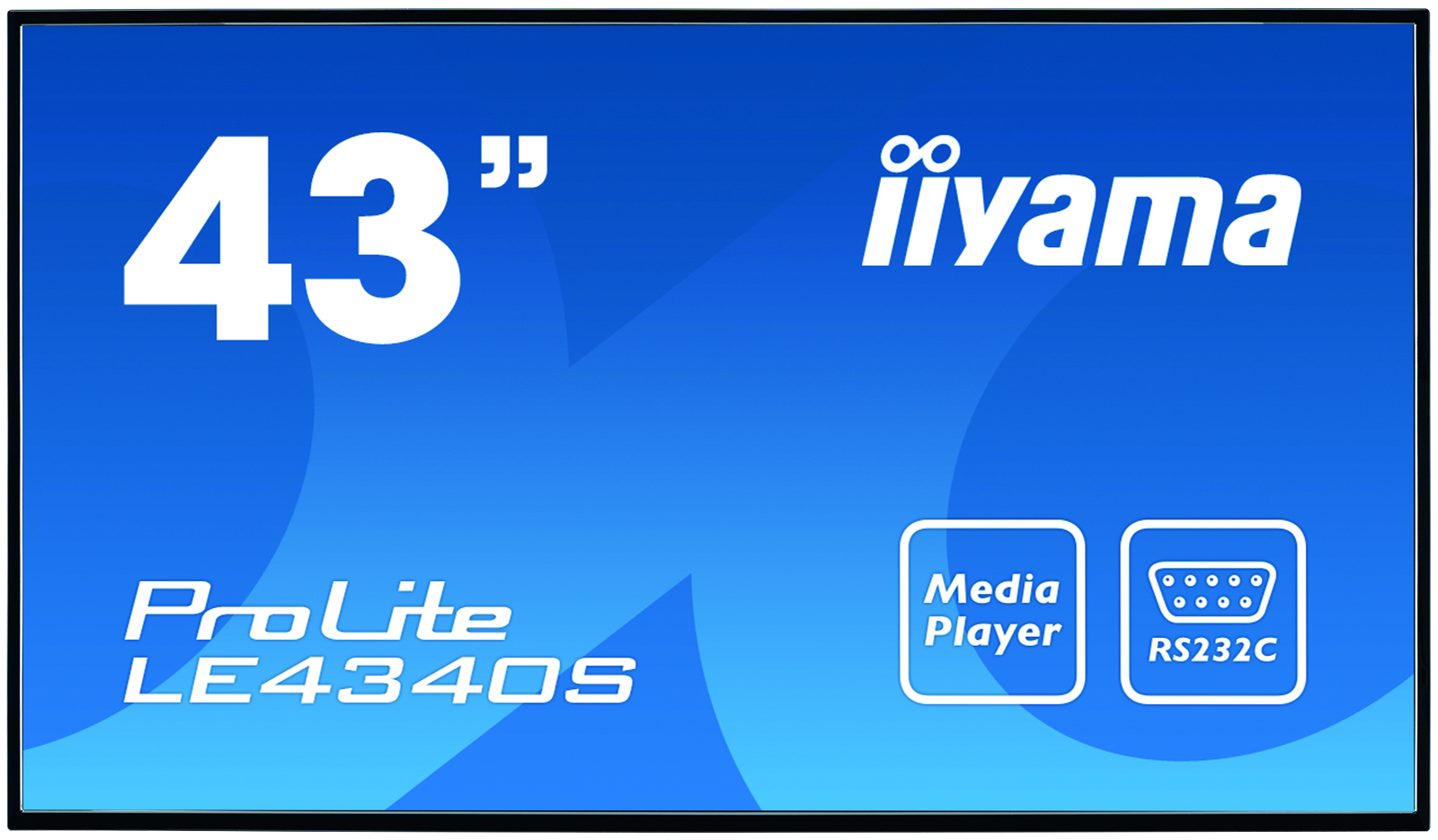 

Монитор Iiyama 43" ProLite (LE4340S-B1)