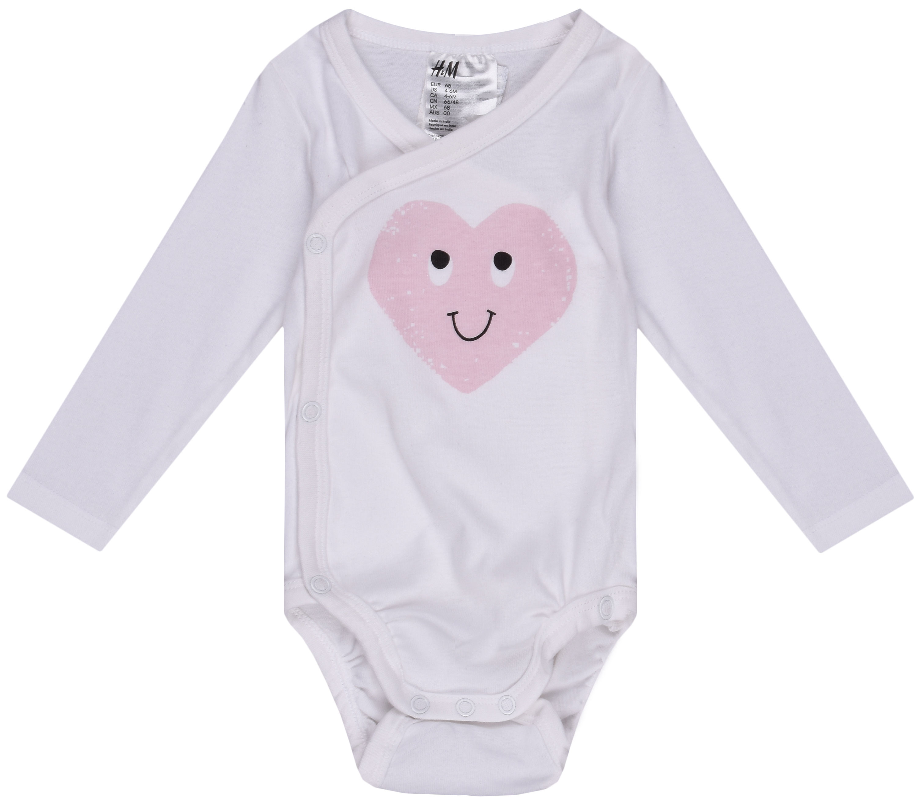 

Боди H&M 5910818 50 см Белое