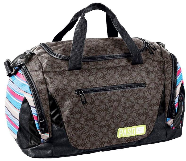 

Сумка спортивная Paso 27L, коричневая Ps18-019MK