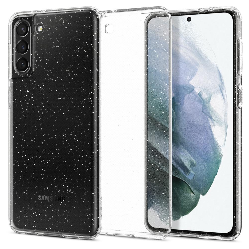 

Чехол Spigen Liquid Crystal Glitter для Samsung Galaxy S21 Plus Crystal Quartz