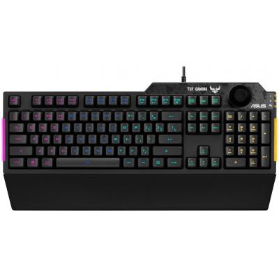 

Клавиатура ASUS TUF Gaming K1 USB Black Ru (90MP01X0-BKRA00)