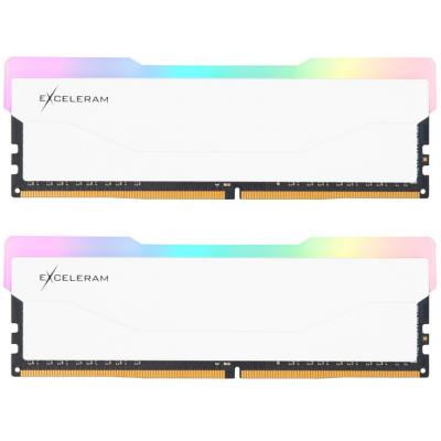 

Модуль памяти для компьютера DDR4 32GB (2x16GB) 3600 MHz RGB X2 Series White eXceleram (ERX2W432369CD)