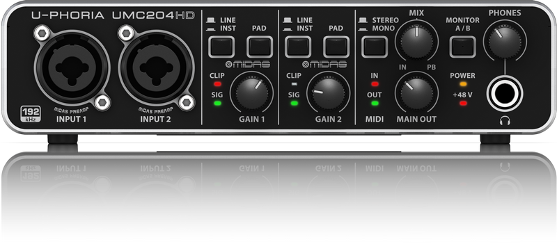 

Аудиоинтерфейс Behringer UMC204HD