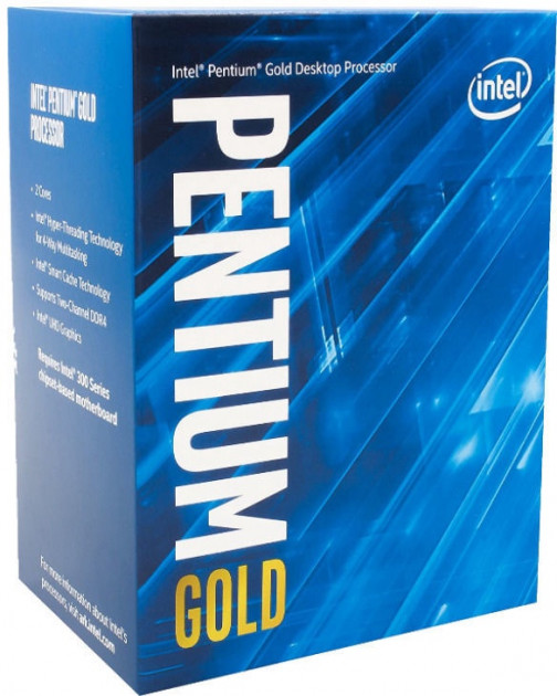 

Процессор Intel Pentium Gold (LGA1200) G6400, Box (BX80701G6400)