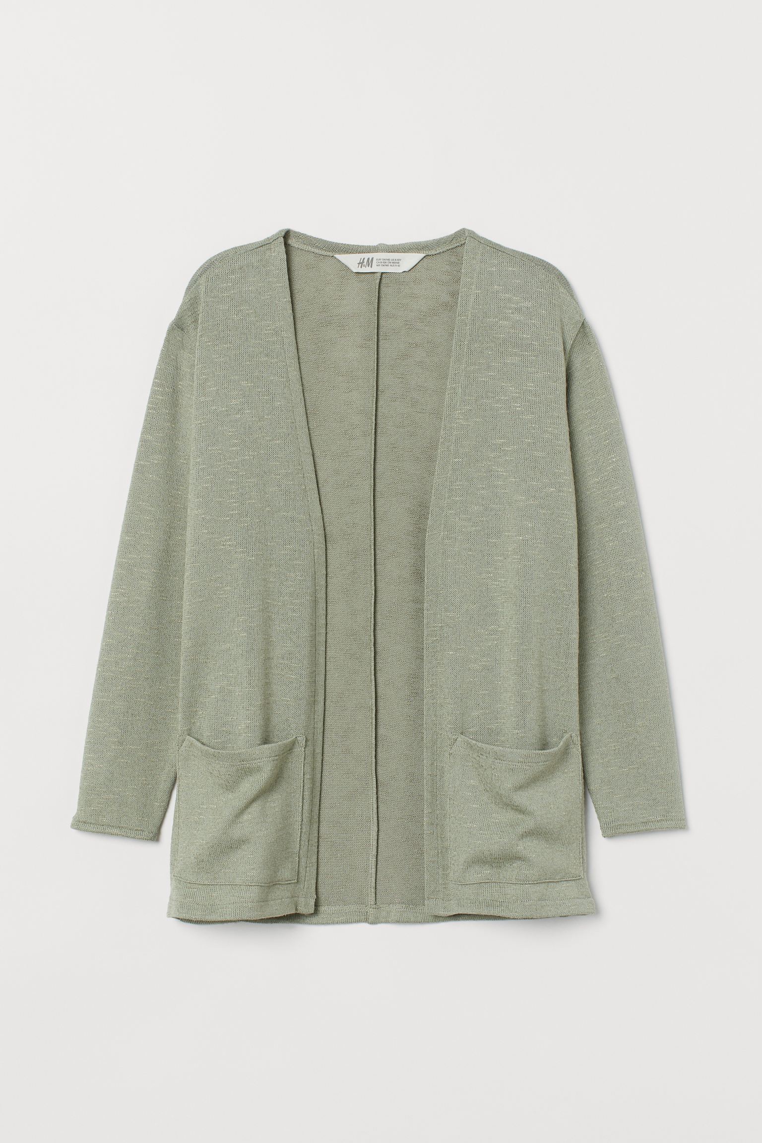 

Кардиган H&M 0796481 1 146-152 см Оливковый