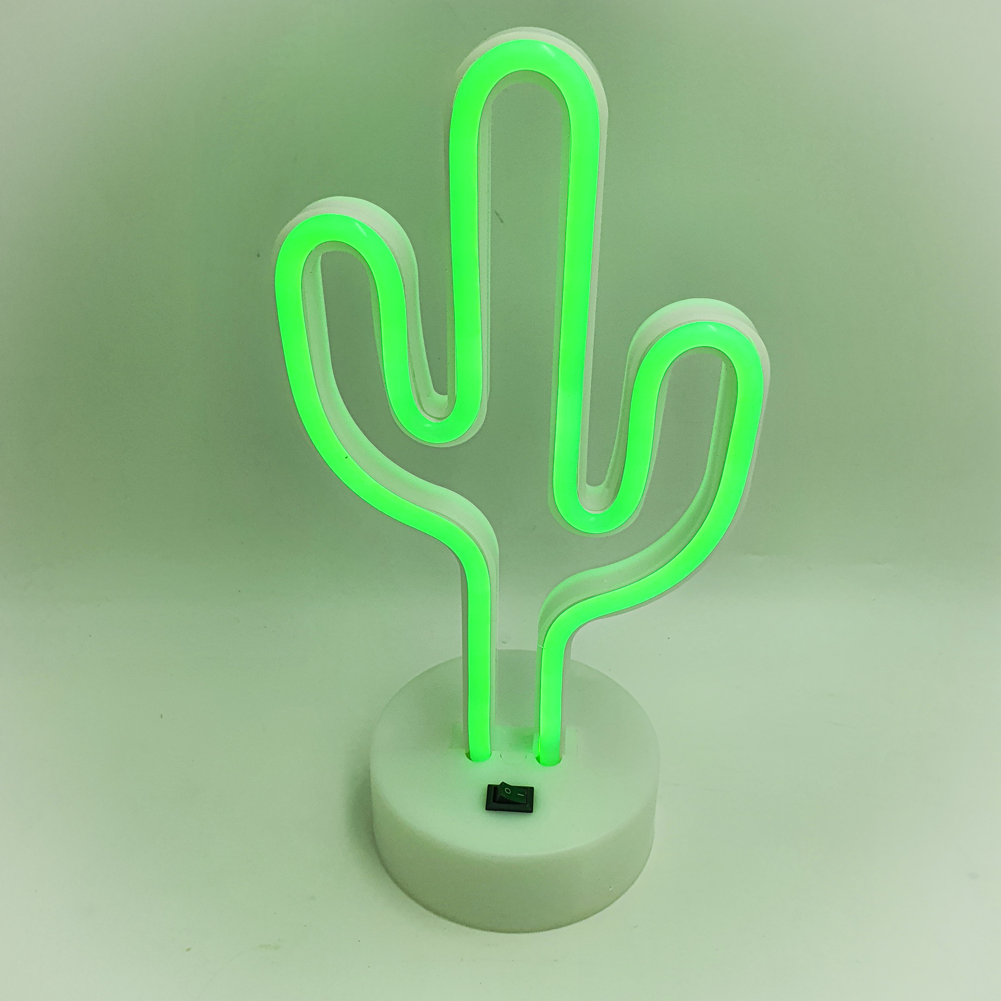

Ночник неоновый светильник декоративная настольная лампа Neon Decoration Lamp Кактус зеленый