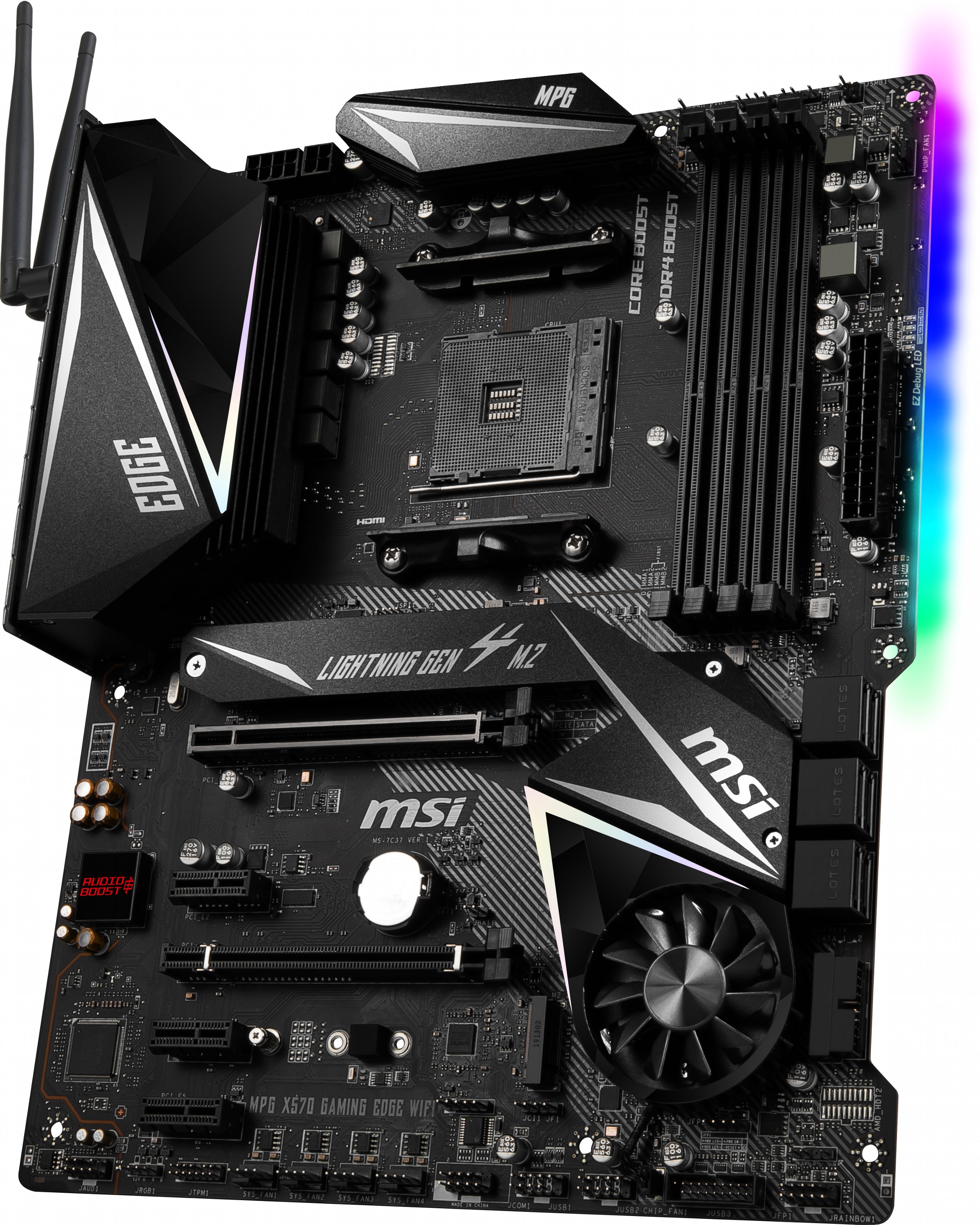 

Материнская плата MSI MPG X570 Gaming Edge WiFi (sAM4, AMD X570, PCI-Ex16)