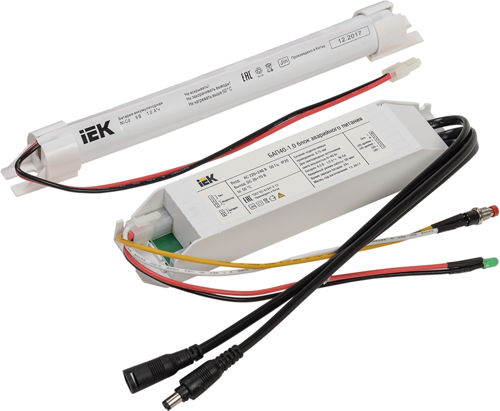 

Блок аварийного питания IEK БАП40-1.0 для LED (LLVPOD-EPK-40-1H)