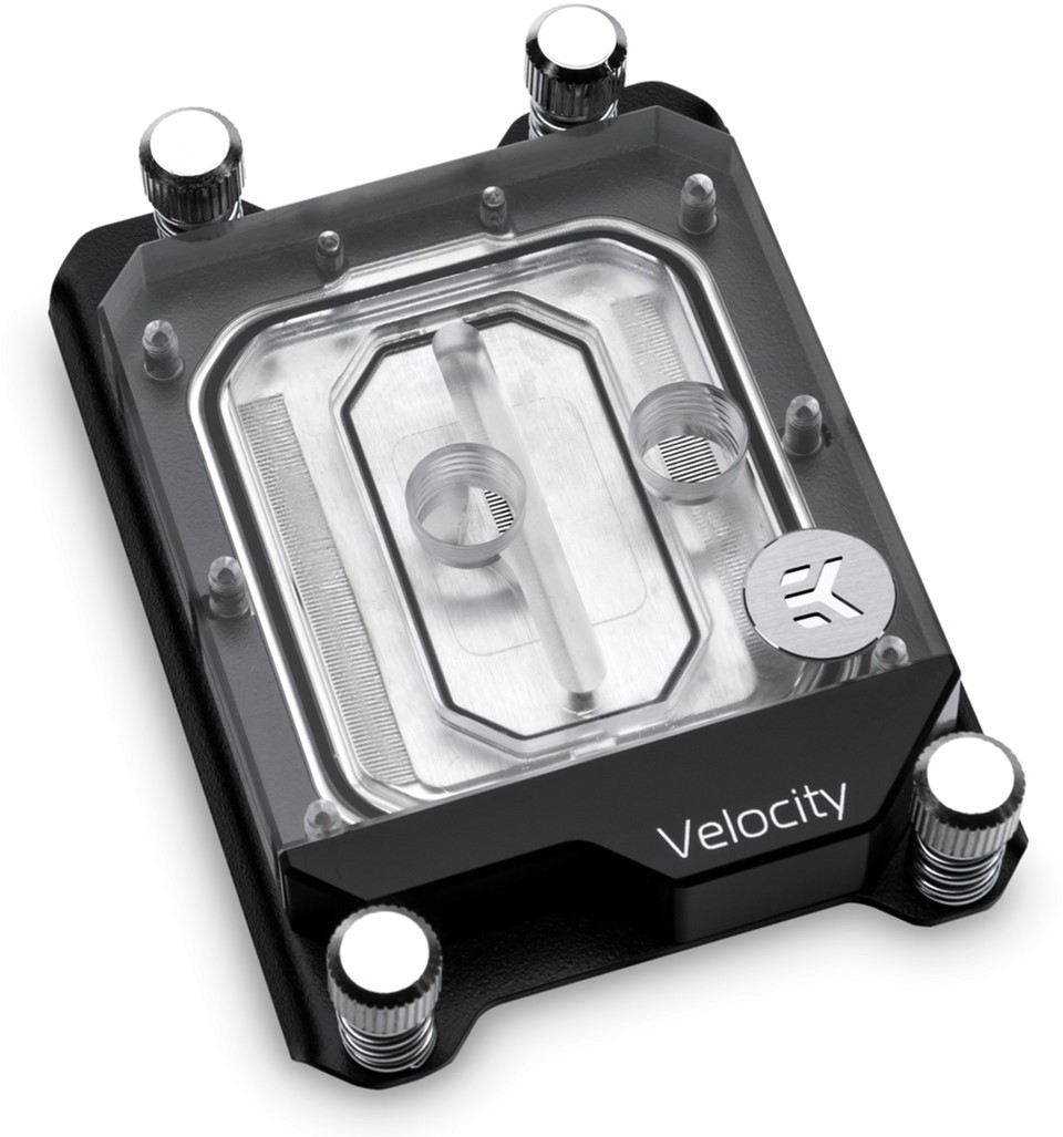 

Водоблок EKWB EK-Velocity sTR4 - Nickel + Plexi (3831109802304)