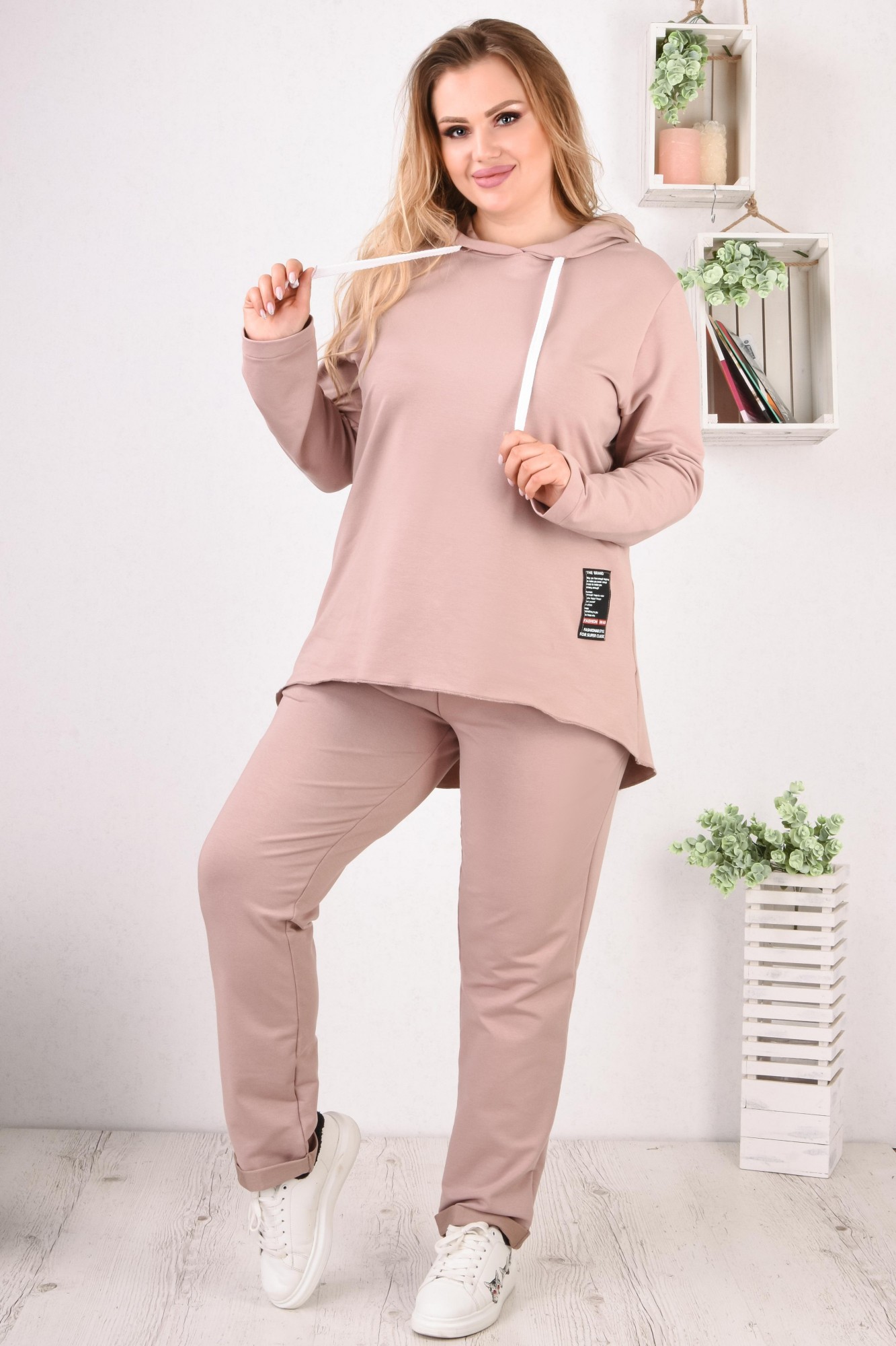 

Костюм Classic Fashion с капюшоном 54 бежевый