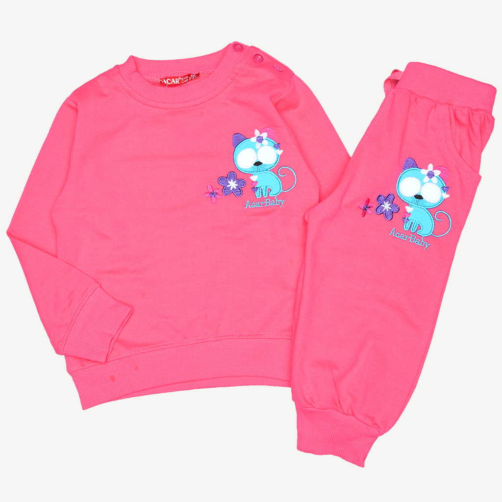 

Костюм спортивний з вишивкою для дівчинки 92см розовый 0000103651