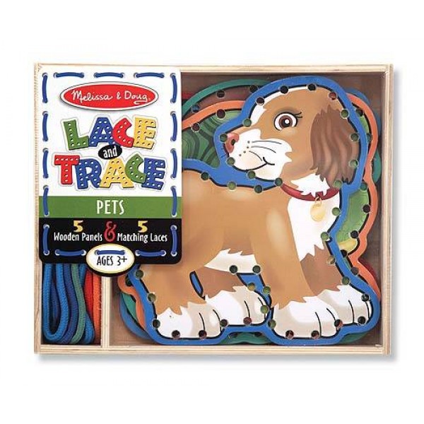 

Шнуровка Домашние животные Melissa & Doug