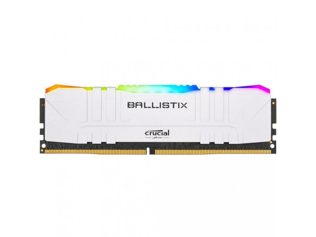

Модуль памяти Crucial DDR4 16Gb Ballistix White RGB 3600 MHz (BL16G36C16U4WL)