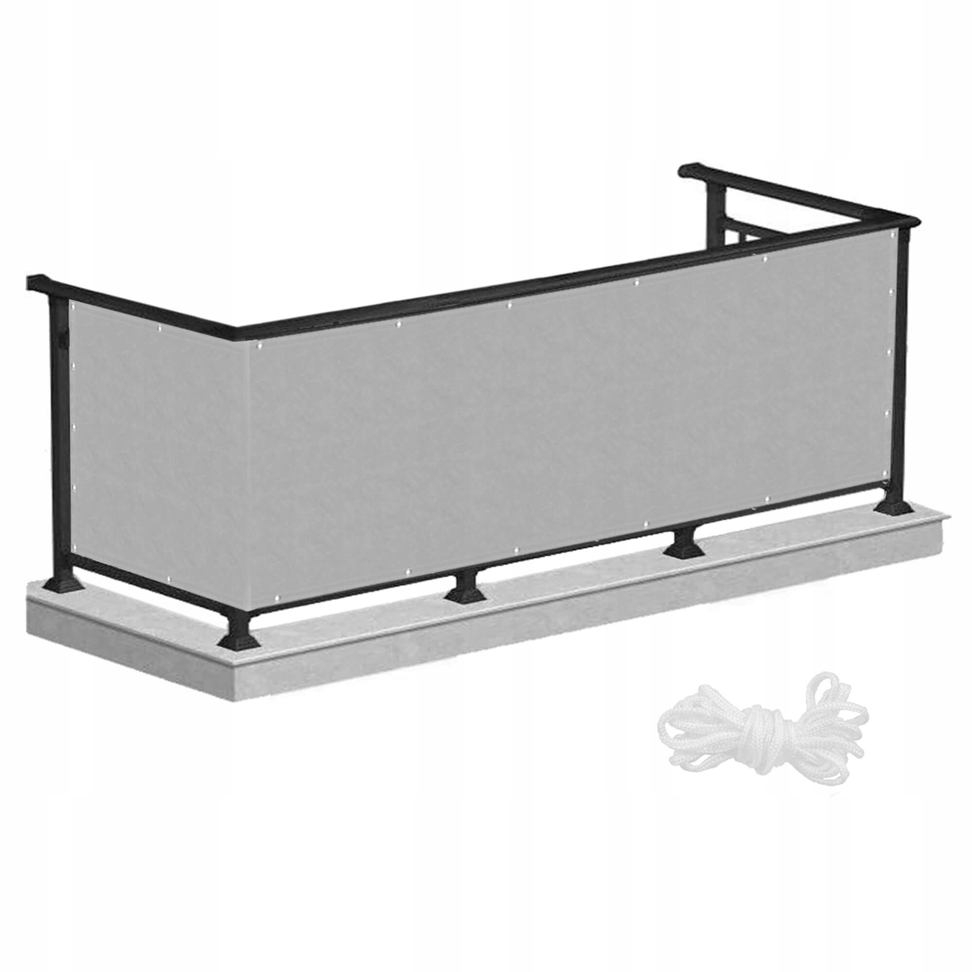 

Ширма для балкона (балконный занавес) Springos 0.9 x 3 м BN1020 Grey