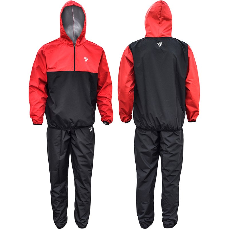 

Костюм для похудения с капюшоном RDX Red New М, код: 40256-RDX