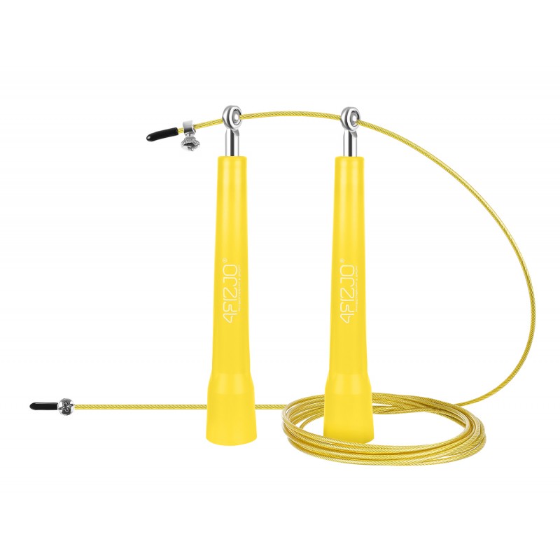 

Скакалка скоростная для кросфита 4Fizjo Standard+ Yellow, код: 4FJ0184