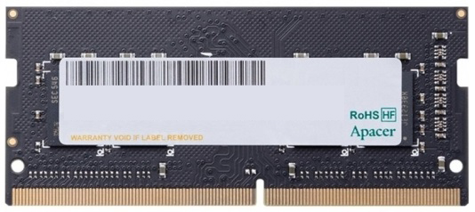 

Оперативная память Apacer SODIMM DDR4-2400 16384MB PC4-19200 (ES.16G2T.GFH)