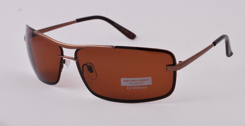 

Поляризованные очки Retro Moda 074 PR brown коричневые