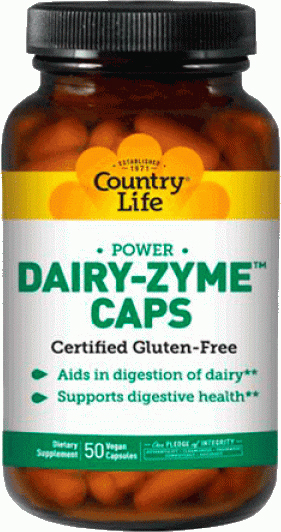 

Натуральная добавка Country Life DAIRY-ZYME 50 капсул (015794054207)