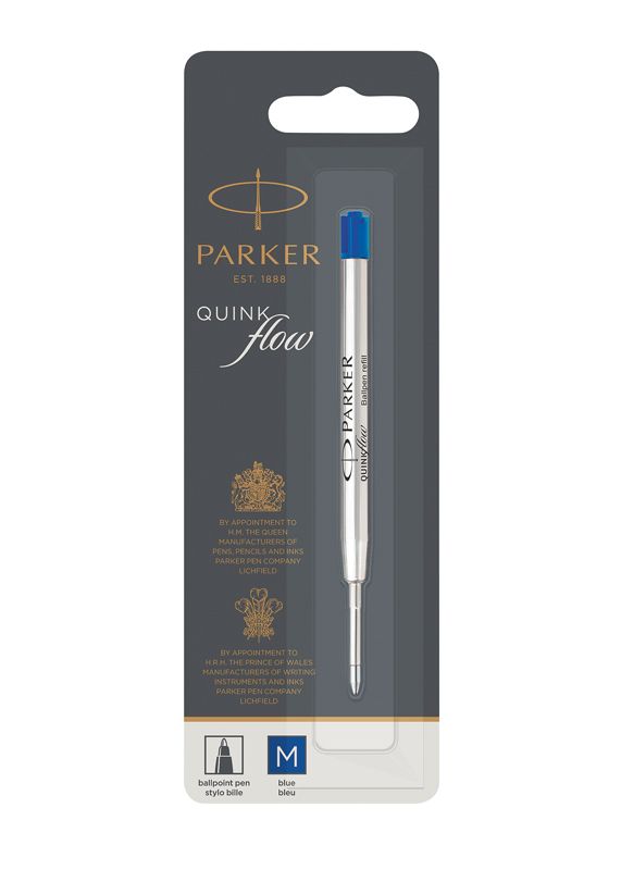 

Стержни Parker QuinkFlow шарик. син. M блистер Parker 10 232BLU