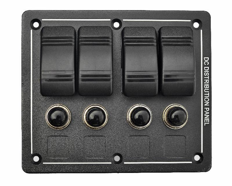 

Панель на 4 переключателя автомат RYE 86х102мм ROCKERS (HF60-104B)
