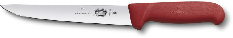 

Кухонный нож Victorinox Fibrox Sticking 20см с красной ручкой (55501.20)