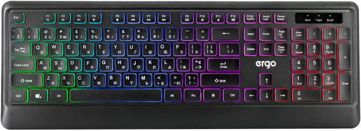 

Клавиатура проводная Ergo KB-635 USB Black