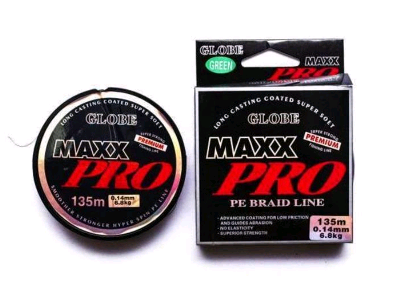 

Шнур рыболовный Maxx PRO globe 0.28mm 18,2kg 135m серый