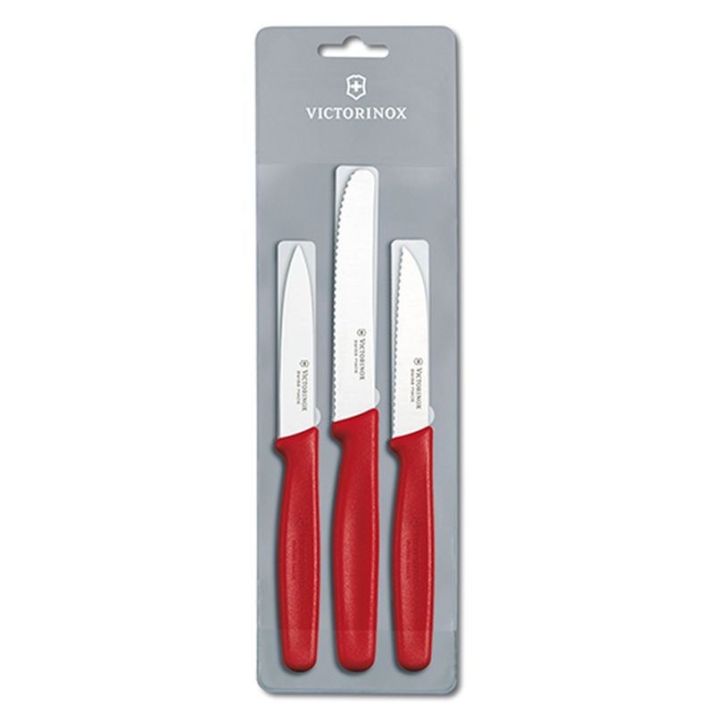 

Кухонный набор Victorinox Paring Set 3шт с красной ручкой (3 ножа) (51111.3)