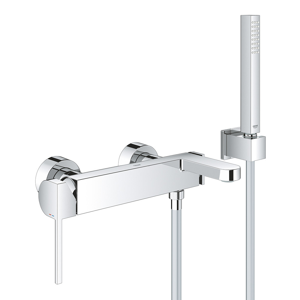 

Смеситель однорычажный для ванны с душевым гарнитуром Grohe 33547003 PLUS